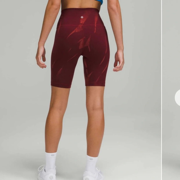 Lululemon Wunder Train High-Rise Short 8" red size 4 - Picture 9 of 11